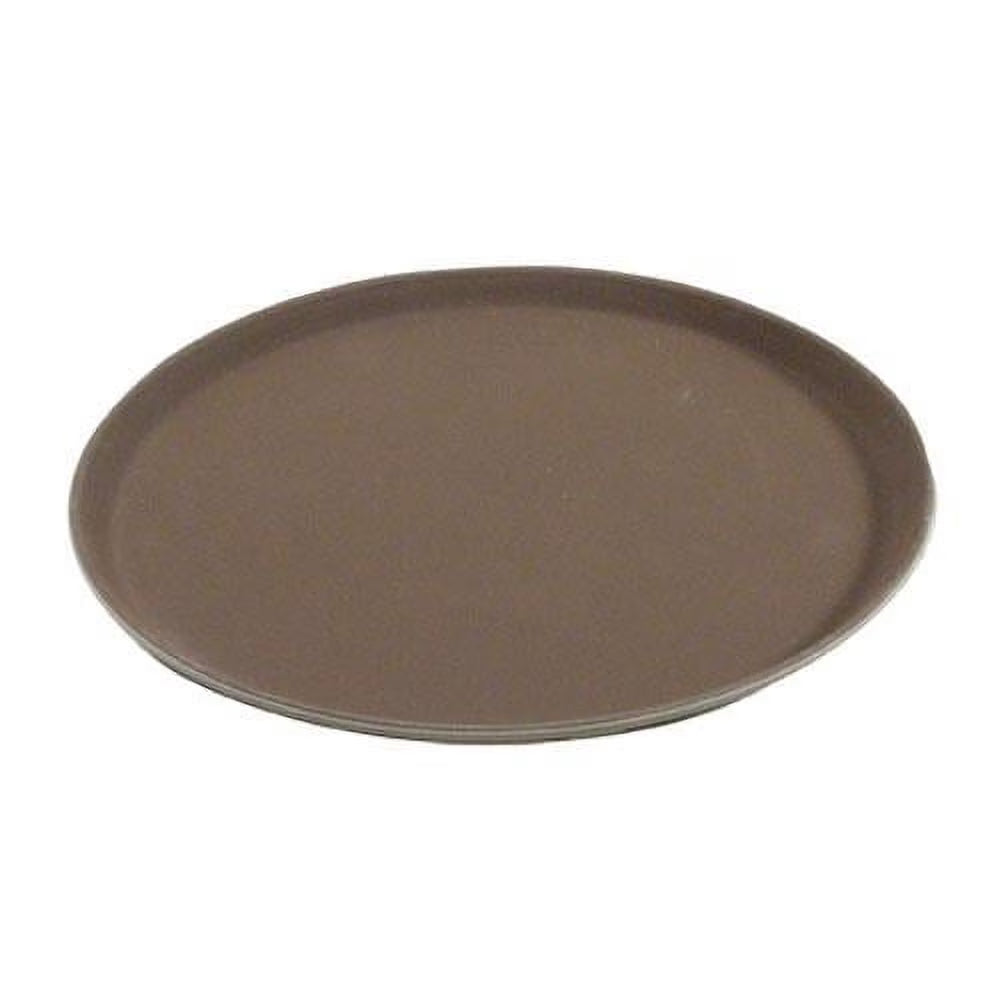 14 in Round Tan Serving Tray S342