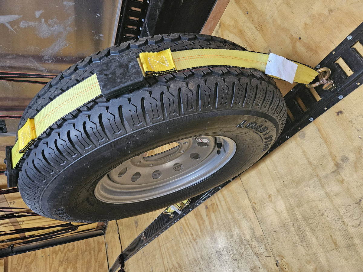 4 Pack E Track Tire Straps with Rubber Blocks Y60211