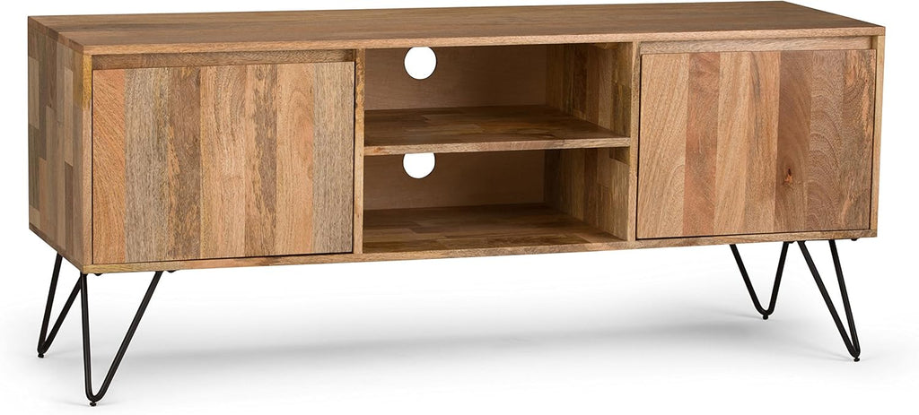 60 inch Solid Wood TV Media Stand in Grey I862