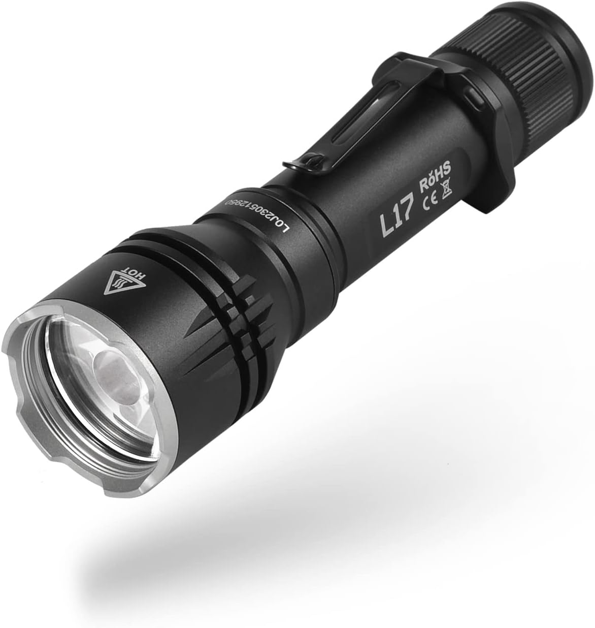 Tactical Flashlight 2632 Feet Long Range Throw 1400 Lumens LED Flashlight with 3100mAh USB Rechargeable Battery J102083