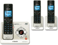 Silver DECT 6.0 Expandable Cordless Phone with Answering System, 3 Handsets F26530