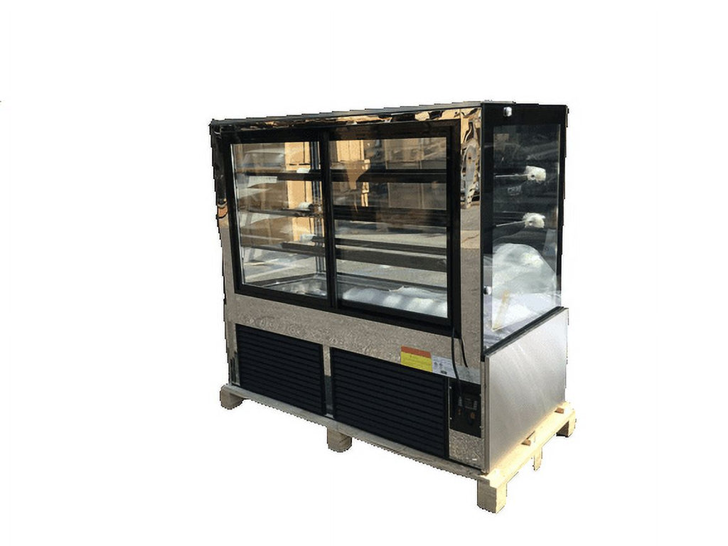 60" Wide Commercial Glass Display Cooler Refrigerator E1036