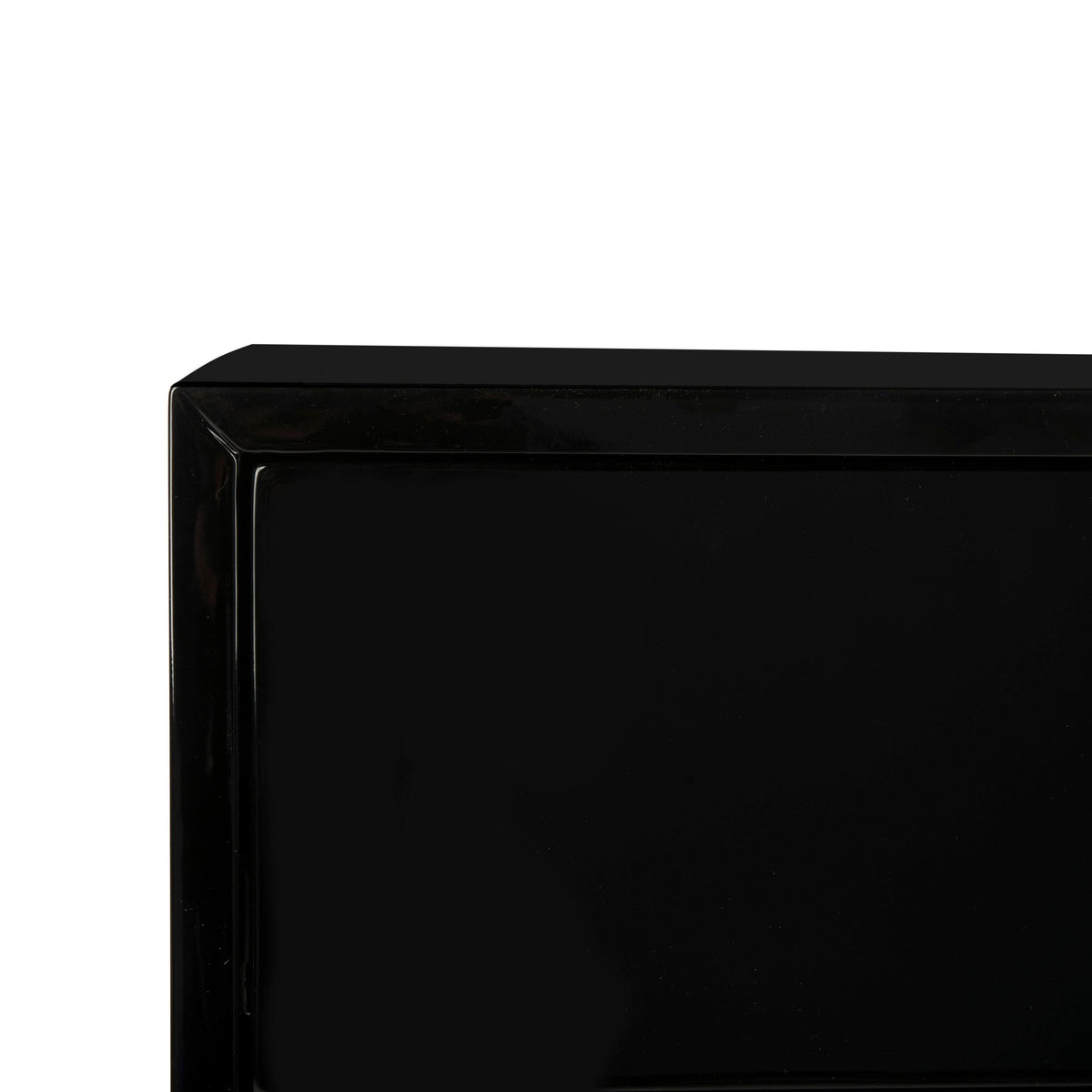 Black/Brass 3-Drawer Side Table U903645