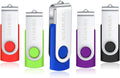 50 Pack 8GB USB 2.0 Flash Drives with LED Indicator and Lanyards O468118