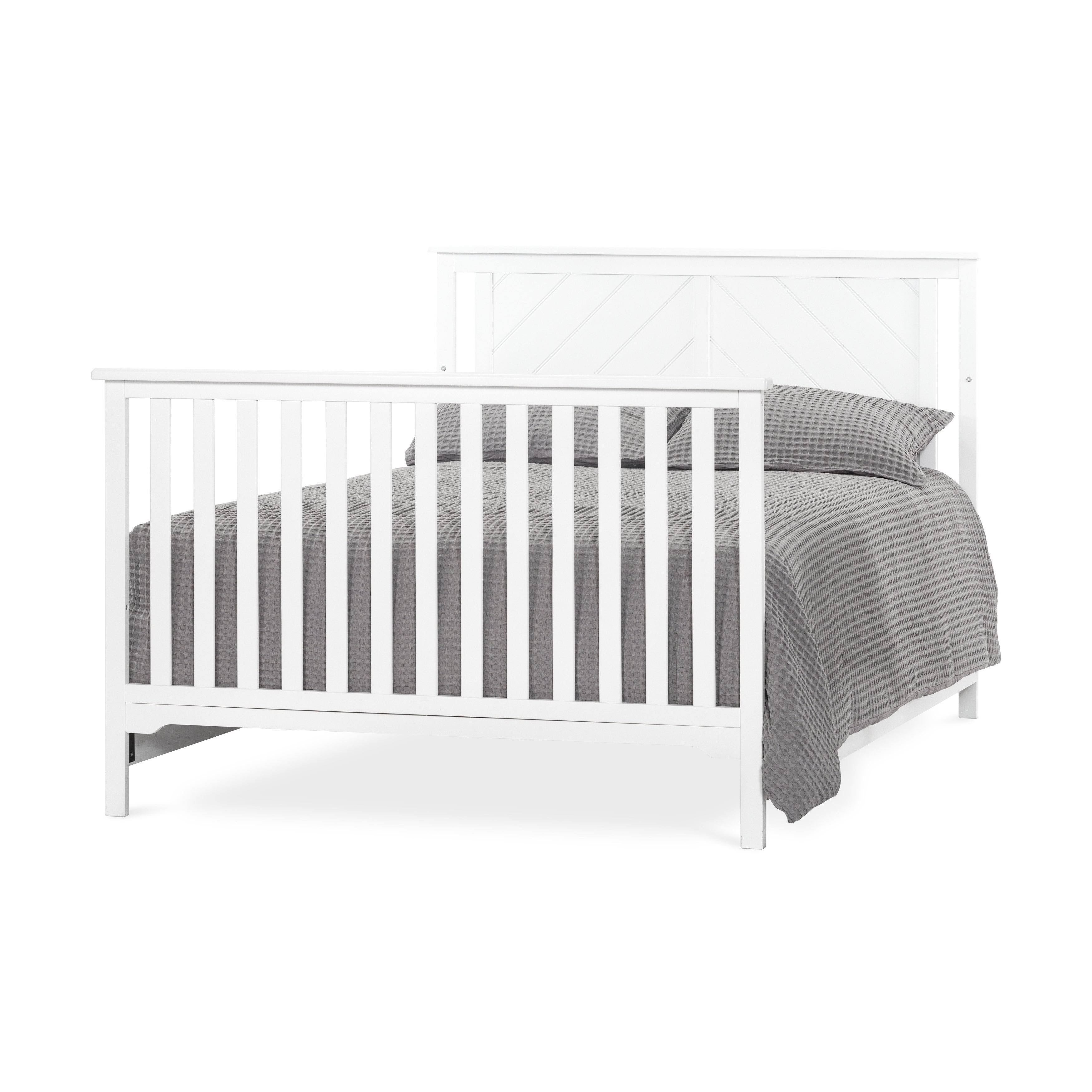 Full Size Bed Rails - Matte White G567