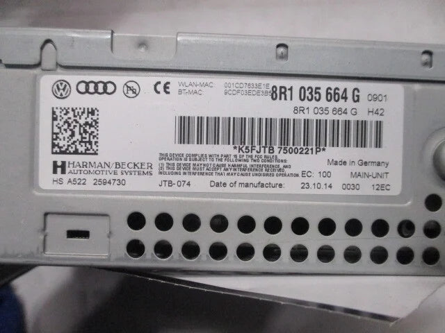 Pre-Owned 2015 Audi Q5 Media Player OEM V27368
