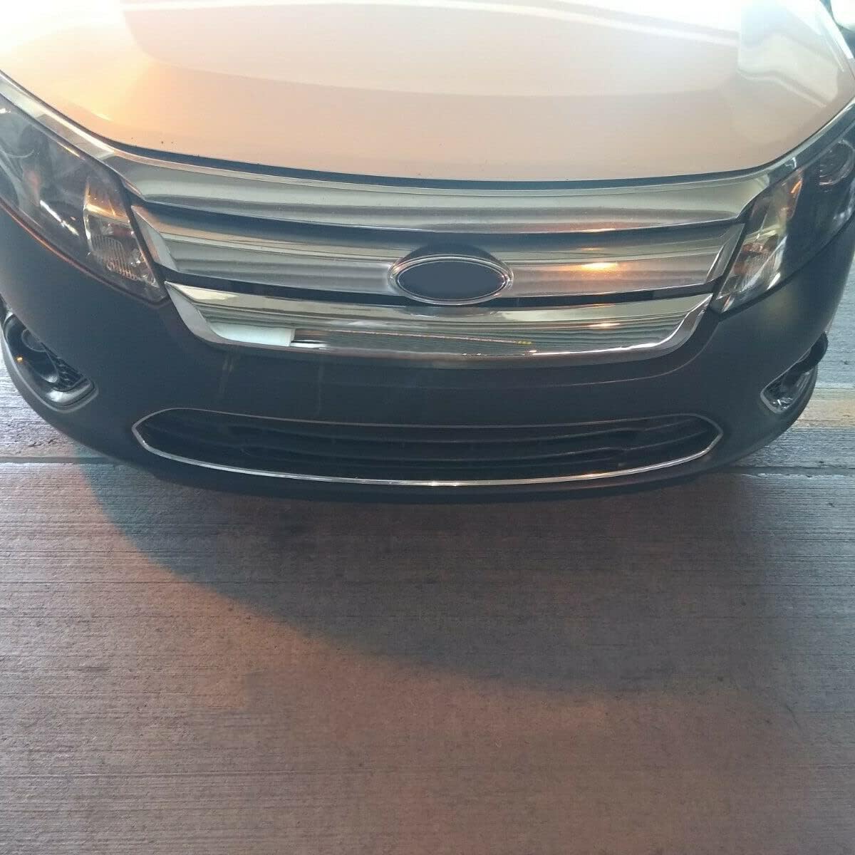 Chrome Front Lower Grille Grill Trim Molding for Ford Fusion 2010-2012, Pack of 2 S51800