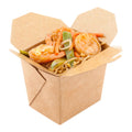 Kraft Brown 8-oz Square Disposable Food Container G8407