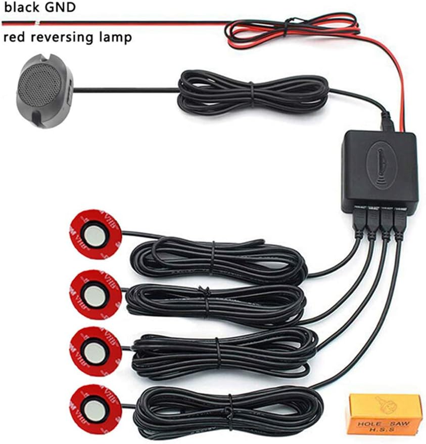 Wireless Reversing Radar Kit with 4 Sensors N93674
