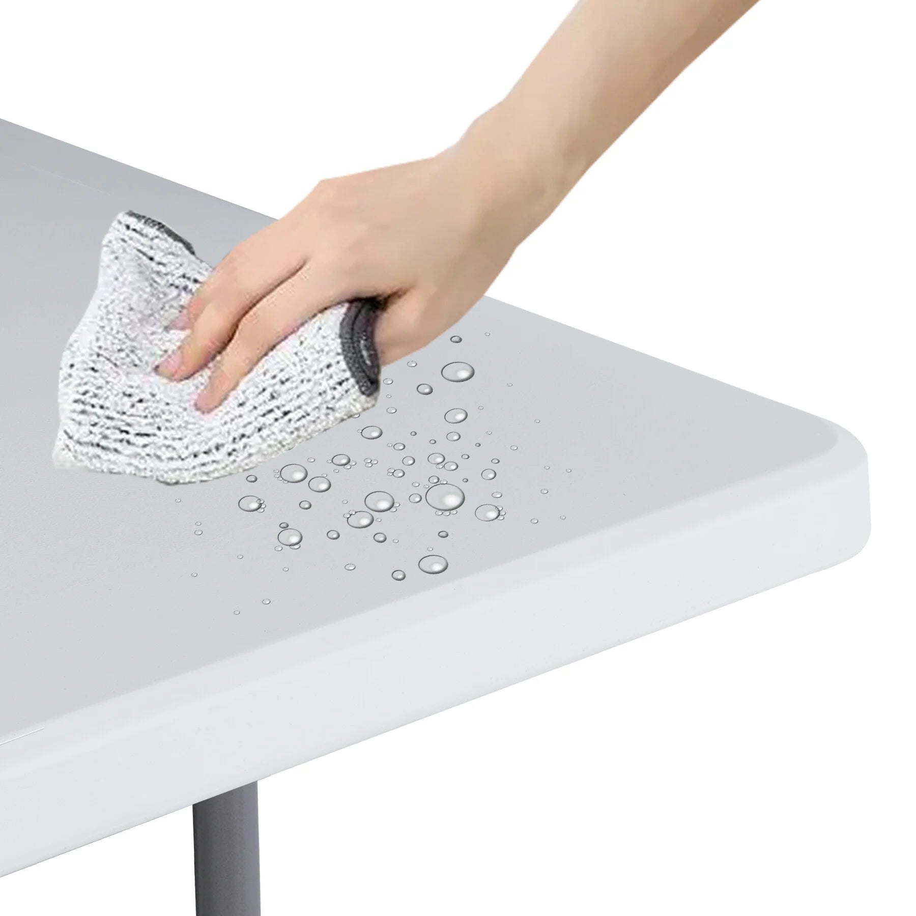 8 ft Plastic Folding Camping Table L977