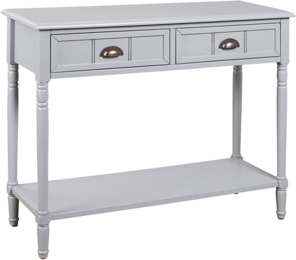 White 2 Drawer Console Sofa Table W365163