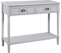 White 2 Drawer Console Sofa Table W365163