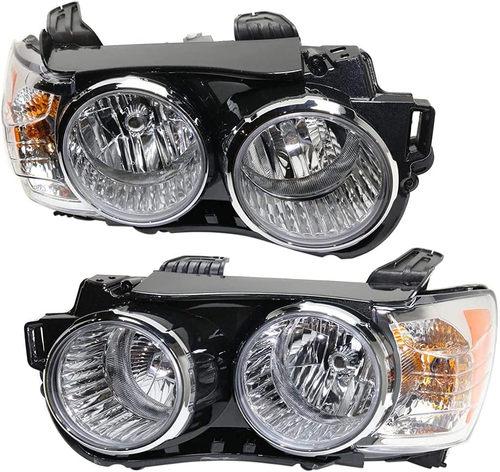 Headlight Assembly Pair for Chevy Sonic 2012 2013 2014 2015 S565