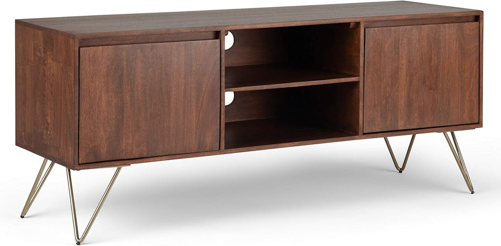 60 inch Solid Wood TV Media Stand in Grey I862