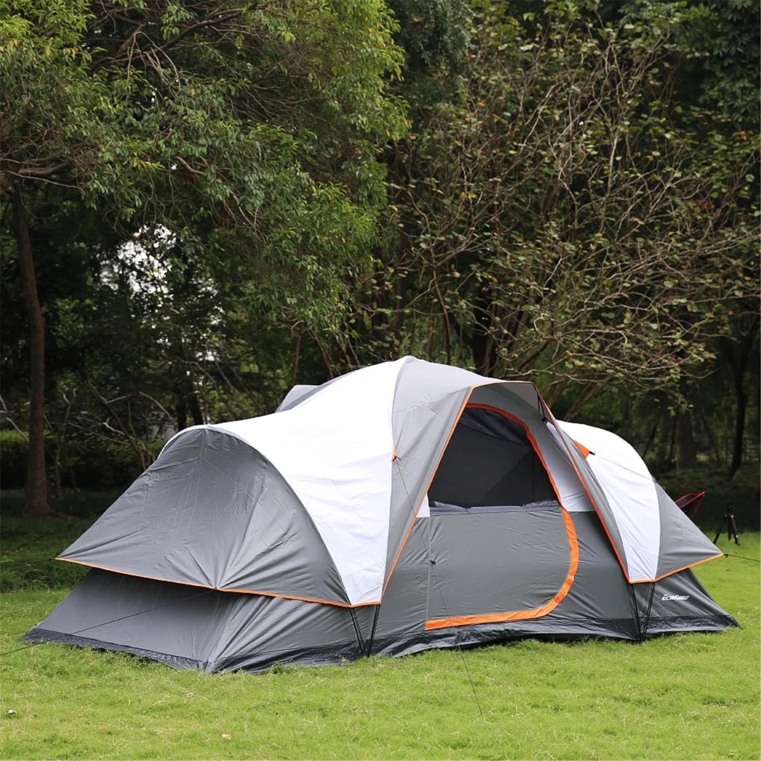 Grey Tent For 8 People V59366