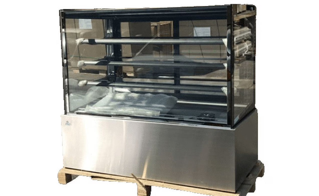60" Wide Commercial Glass Display Cooler Refrigerator E1036