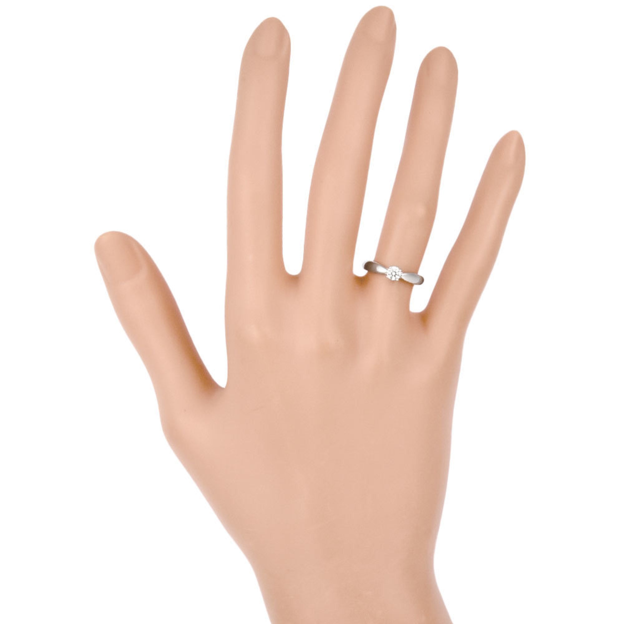 Solitaire Diamond Ring Pt950 K78790