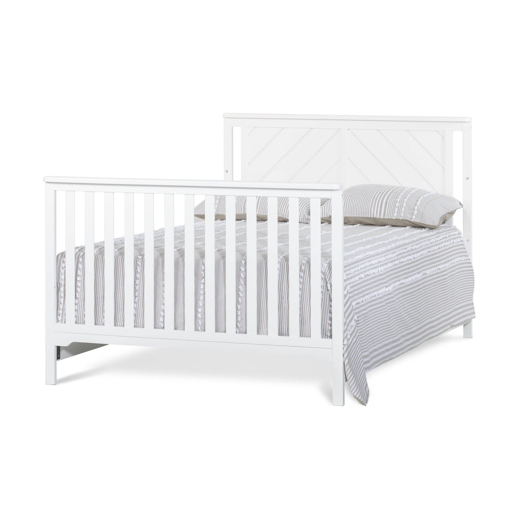 Full Size Bed Rails - Matte White G567