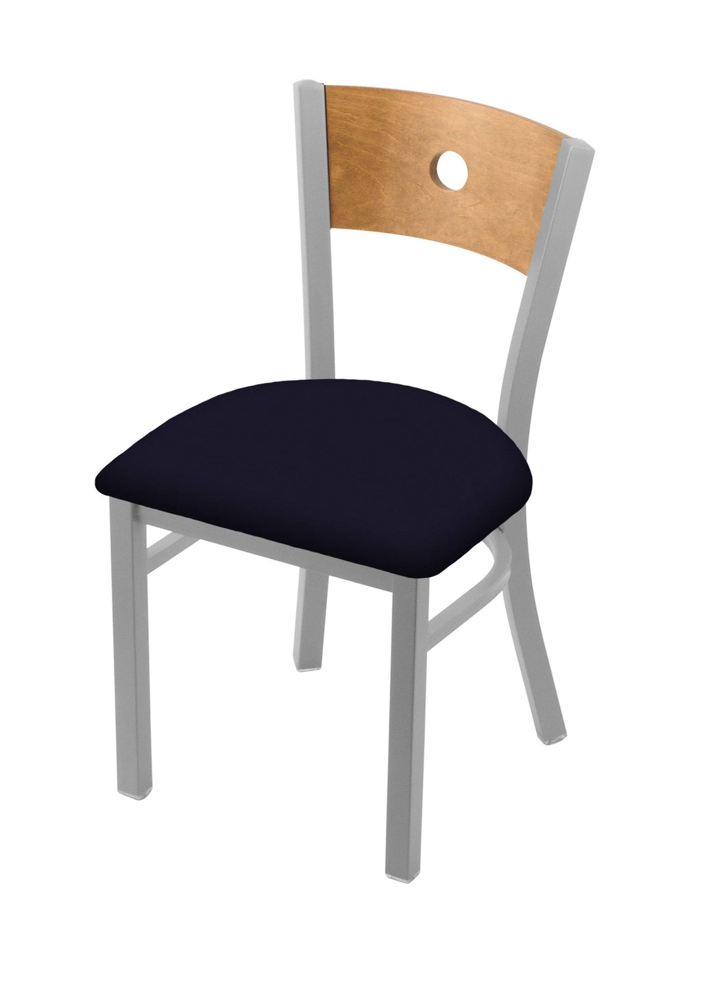 18x22 Chair with Anodized Nickel Finish, Medium Back M1601