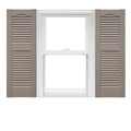 Clay Vinyl Louver Shutters (1 Pair) 14.5 x 55 G24519