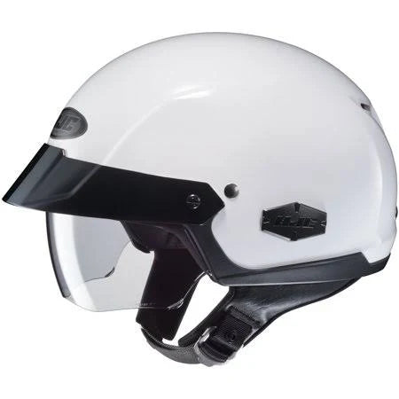 White Medium Half Helmet N402