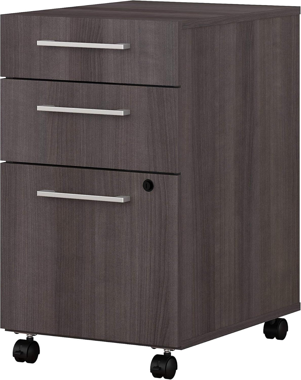 3 Drawer Mobile File Cabinet in Storm Gray X89163