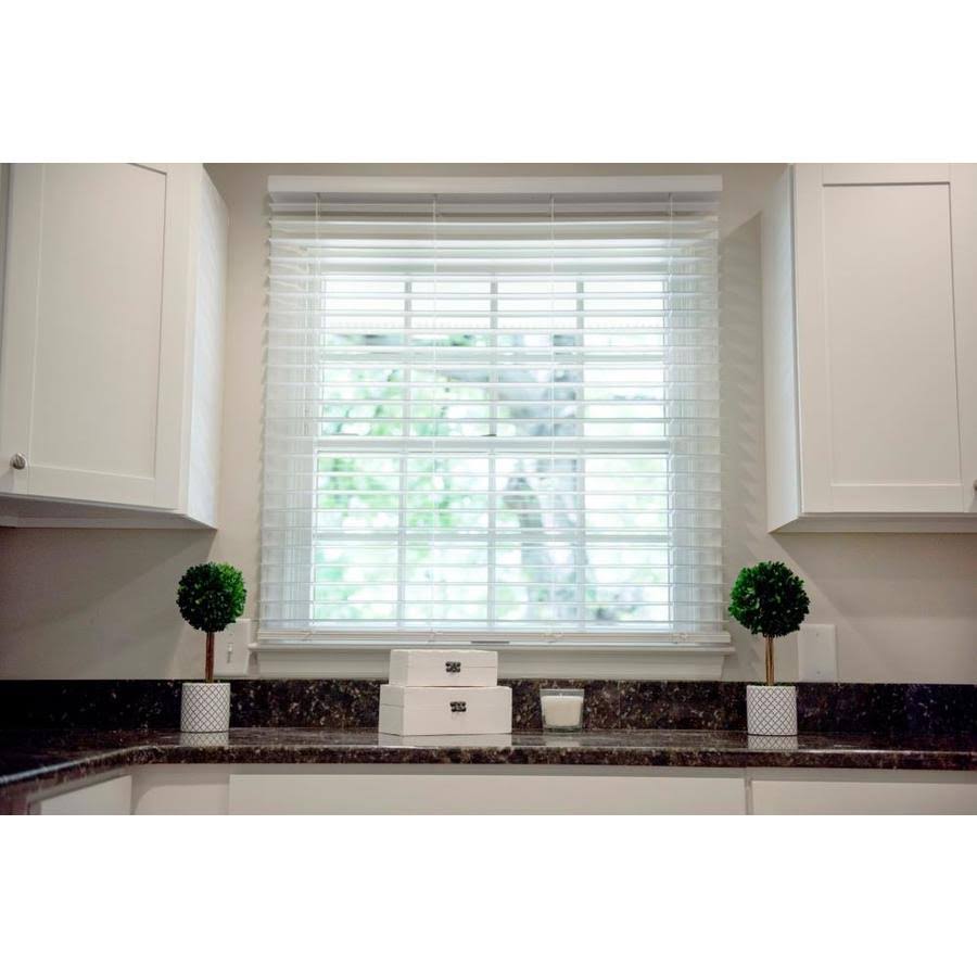 Cordless Faux Wood Room Darkening Blinds S86248