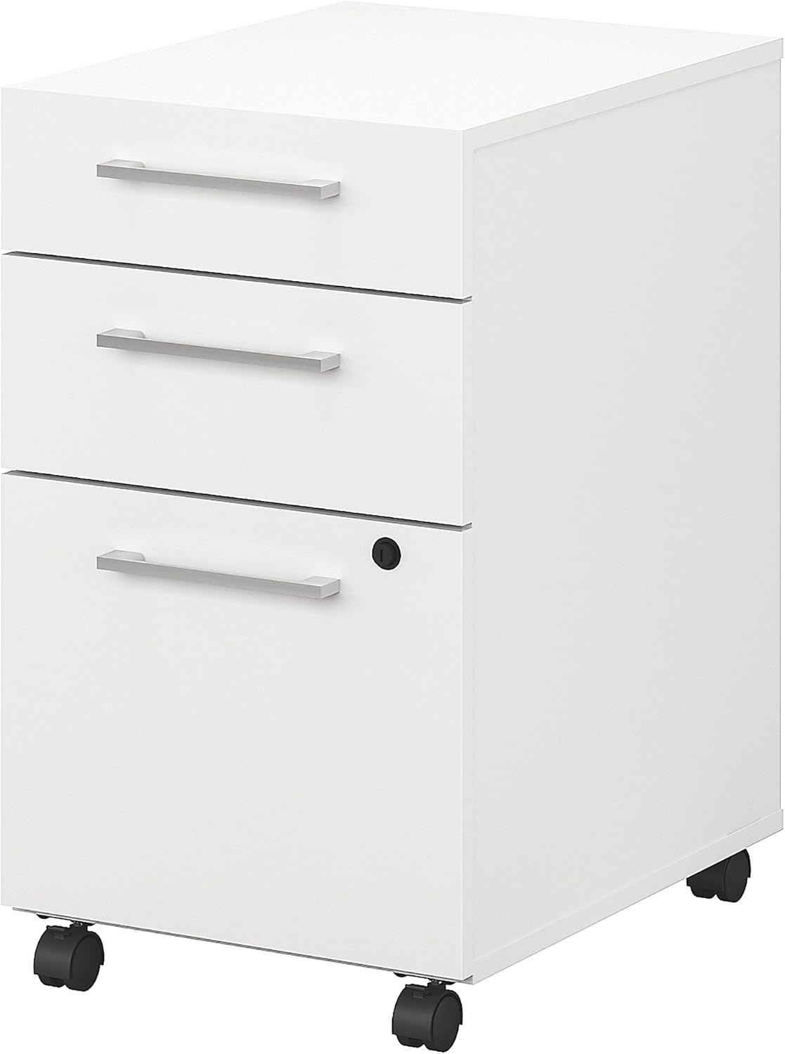 3 Drawer Mobile File Cabinet in Storm Gray X89163
