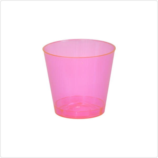 Red 1 oz. Plastic Shot Glasses, Pack of 50 F16377