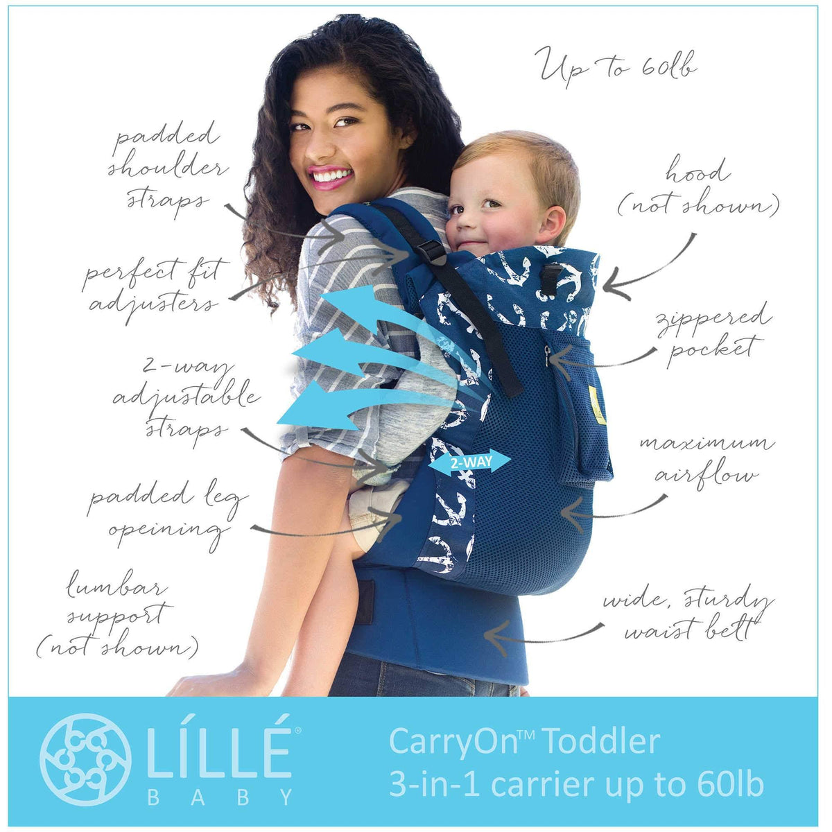 Black Toddler Carrier U51334