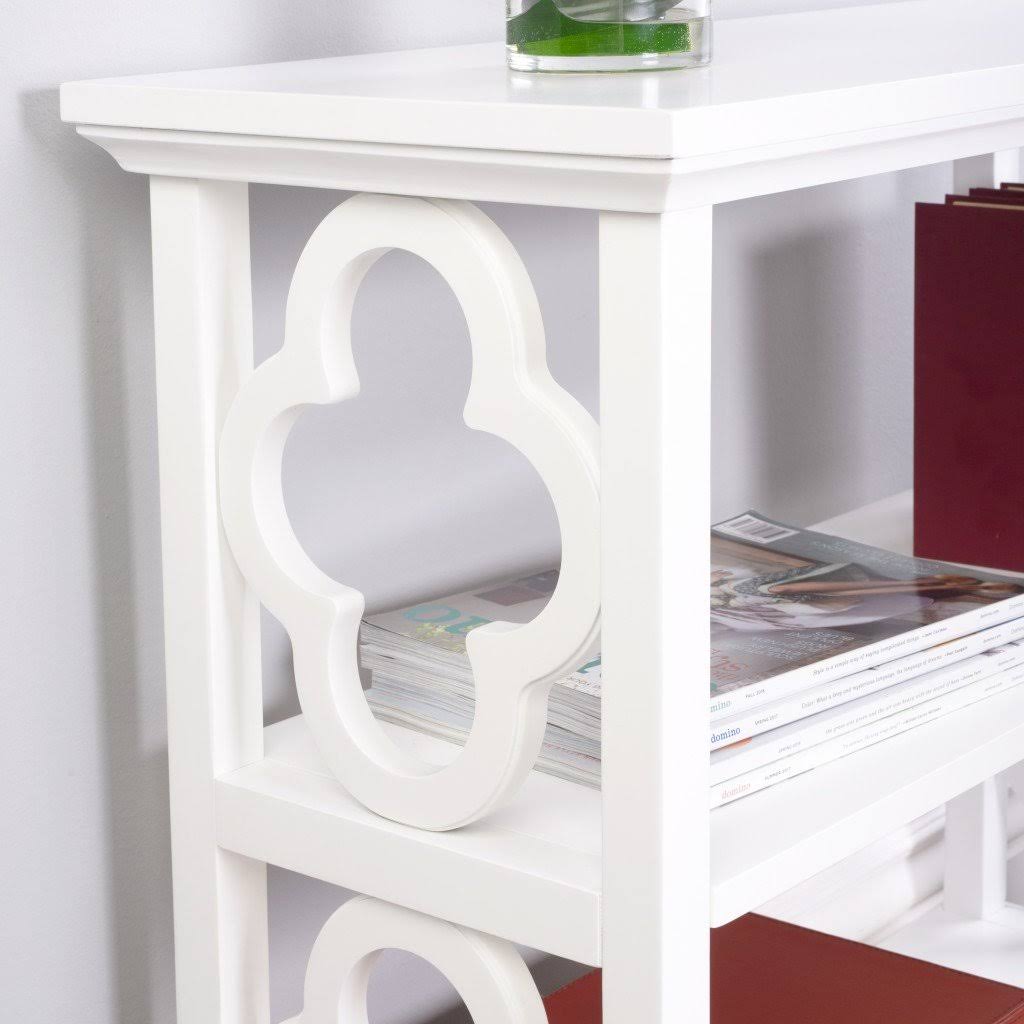 White Bookcase D823