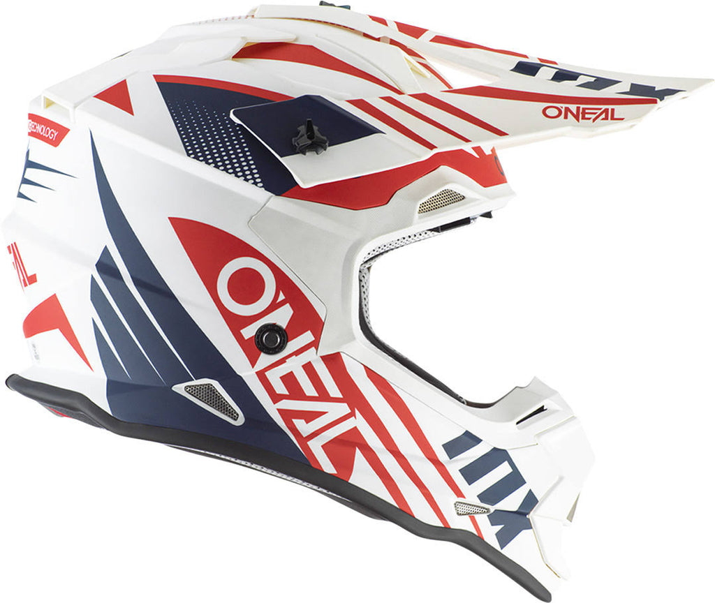 White/Blue/Red Racing Helmet P69683