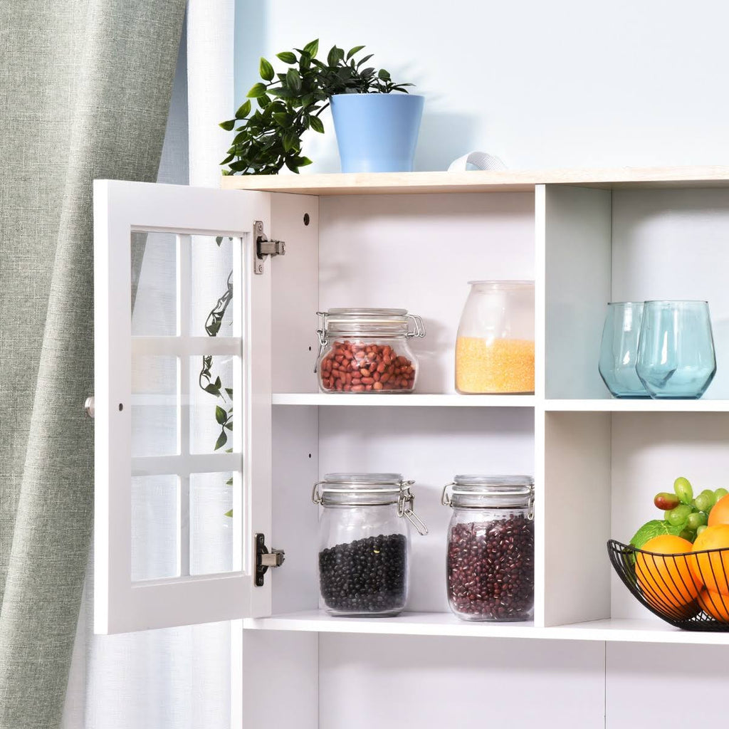 White Kitchen Pantry Cabinet Z98451