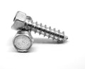 Sheet Metal Screw Indented Hex Head Type A Low Carbon Steel Zinc Plated B19952
