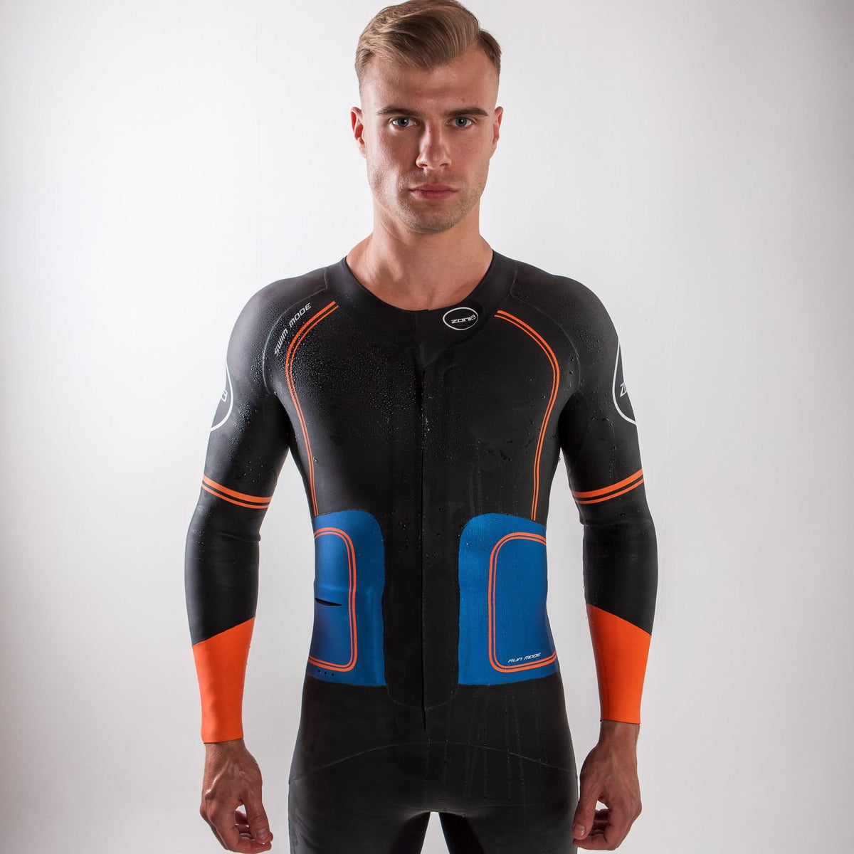Black Blue Orange 8mm Wetsuit O1822