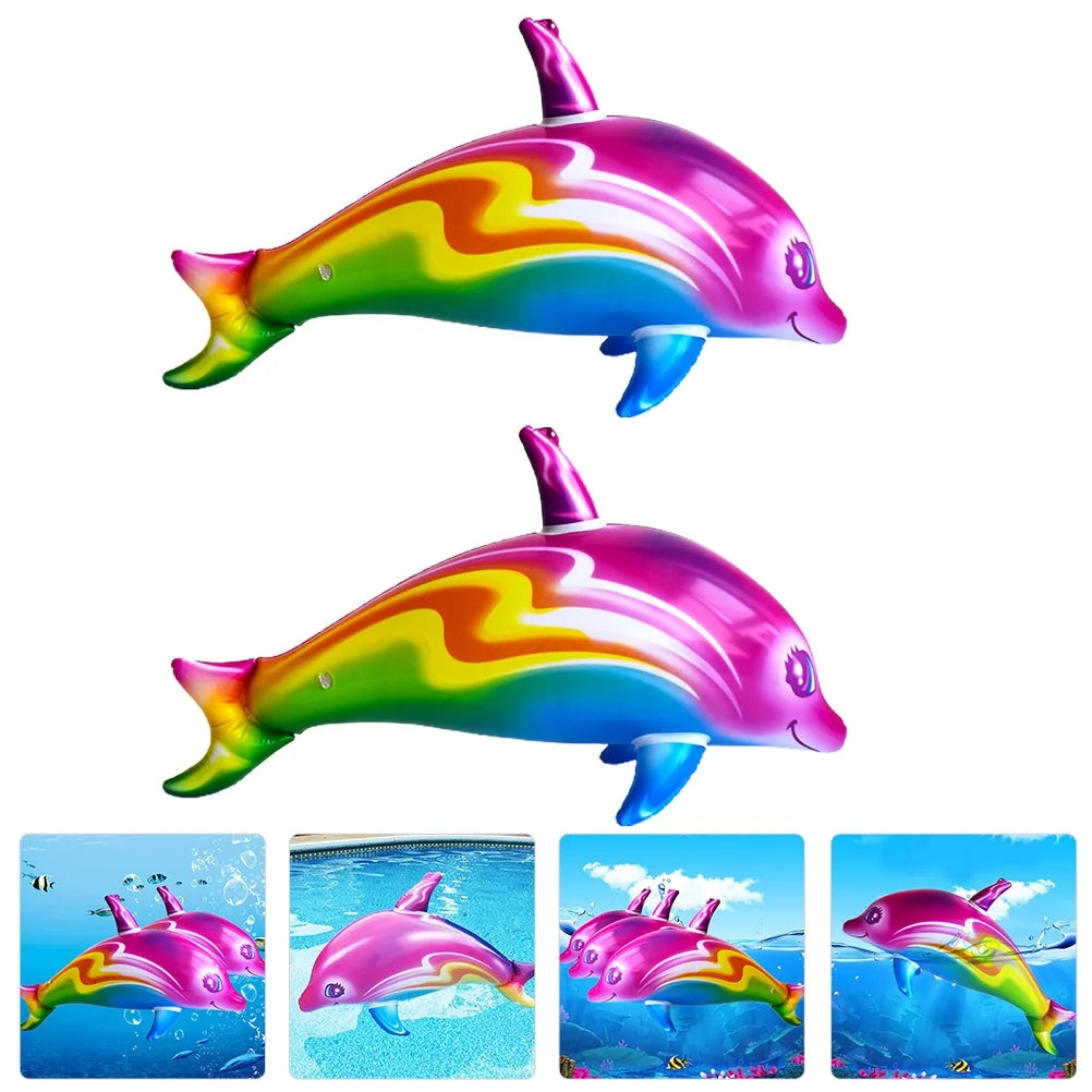 2pcs Inflatable Dolphin Toys T60824
