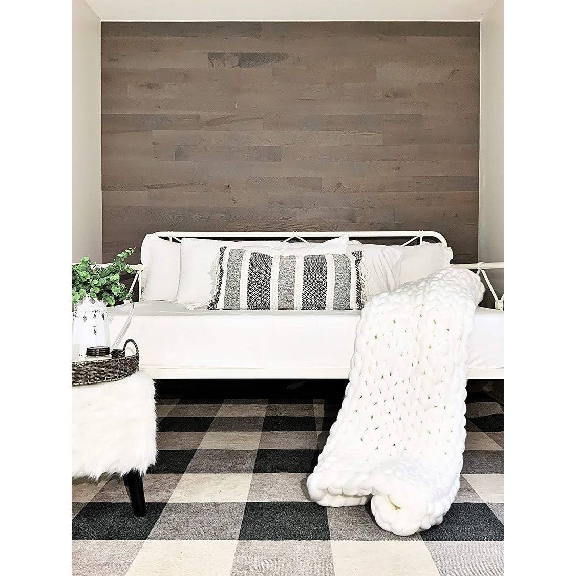 Oak Wooden Wall Planks, Peel and Stick, 3x22, 20 Sq. ft. P9045