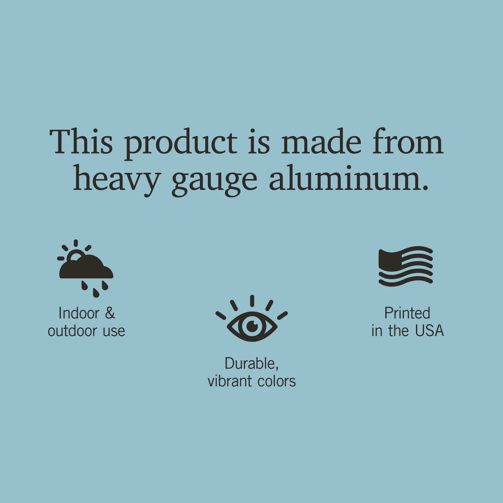 12x18 Aluminum Metal Sign Decor P57737