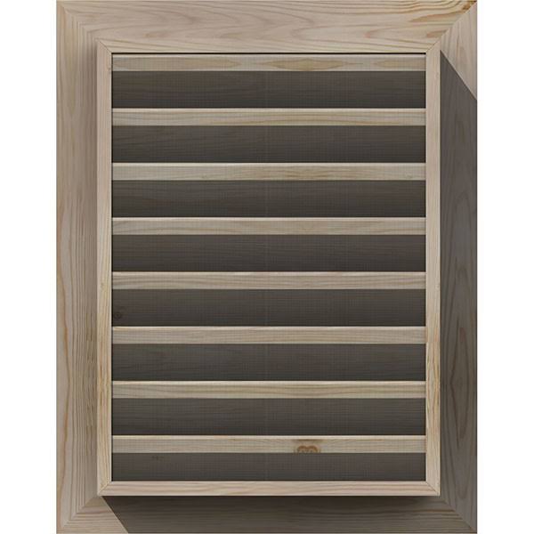 Primed Vertical Gable Vent N8075