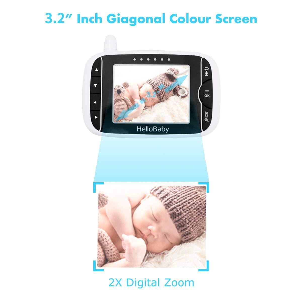 3.2" Color LCD Video Baby Monitor F5417