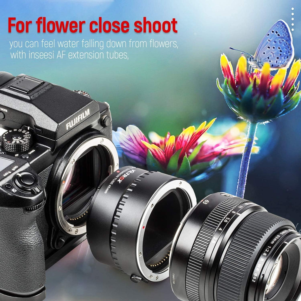 Macro Lens Extension Tube 45mm Auto-Focus Adapter Ring for Fuji G-Mount Medium Format Camera J892514
