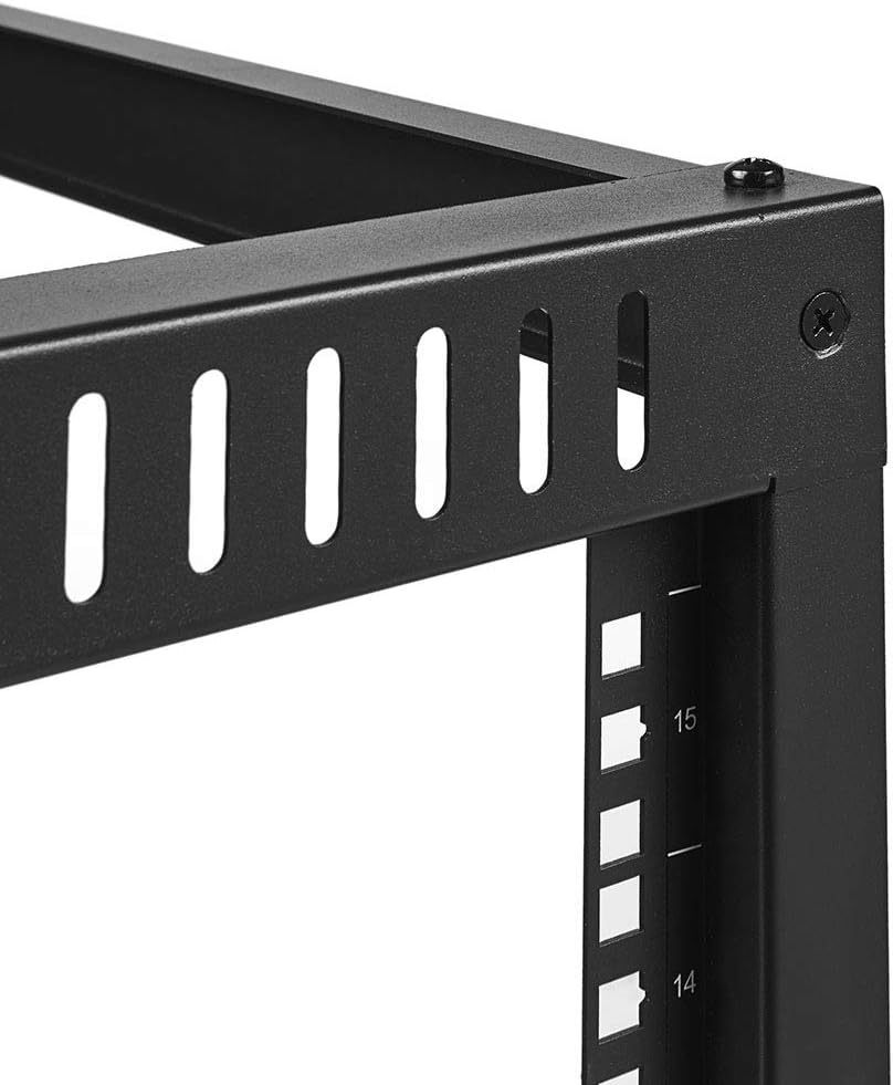 12U 4-Post Open Frame Wall-Mount Network Rack D599885