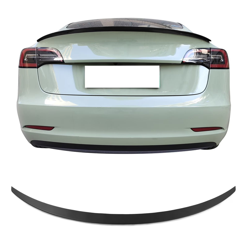 Matte Black ABS Plastic Rear Spoiler Wing O39200