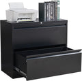4 Drawer White Steel Lateral File Cabinet T5767
