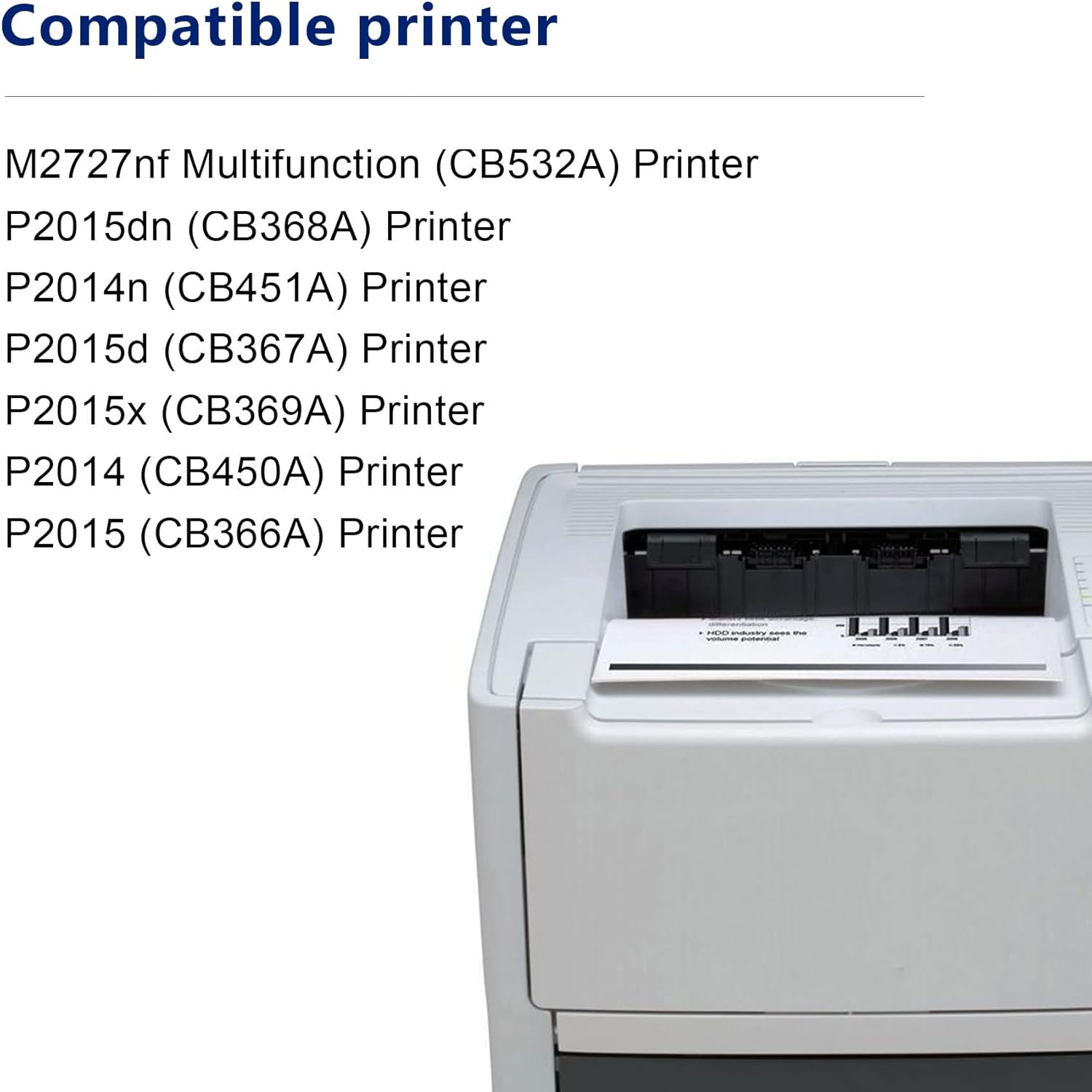 Black 53A Compatible Toner Cartridge for HP Printer I962748