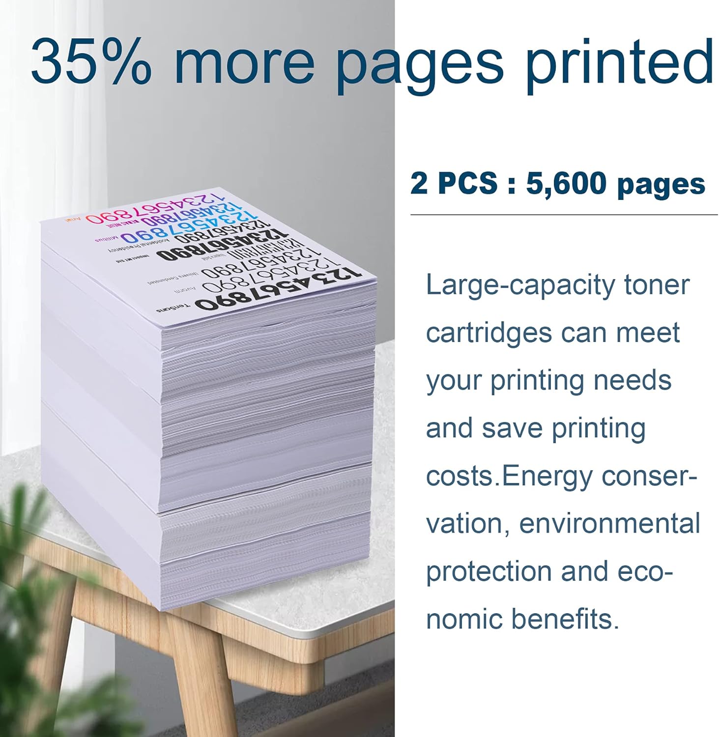 2-Pack Black Toner Cartridge for HP P2035n P2055x P2035 P2055 P2055d P2055dn Printer H1357