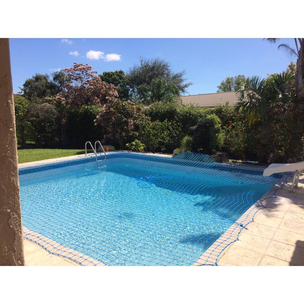 Pool Safety Net, 26 x 40 ft., Blue C4022