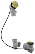 PVD Polished Brass Cable Drive Bath Waste S991