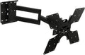 Black Full Motion TV Wall Mount for 32 to 55 Inch Screens, VESA 400x400mm, 100 Lb Capacity, Pack of 2 R203766