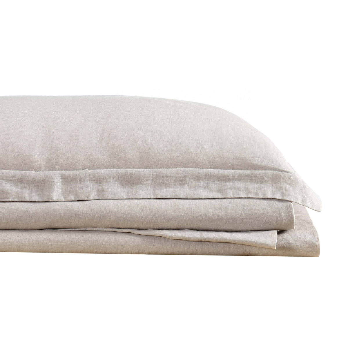 Blush Flax Linen California King Sheet Set Q678318